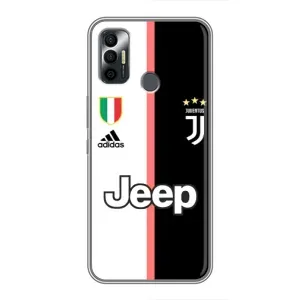 Чехлы для TECNO Spark 7 (KF6n) (VPrint) - Футбольные клубы (Juventus)