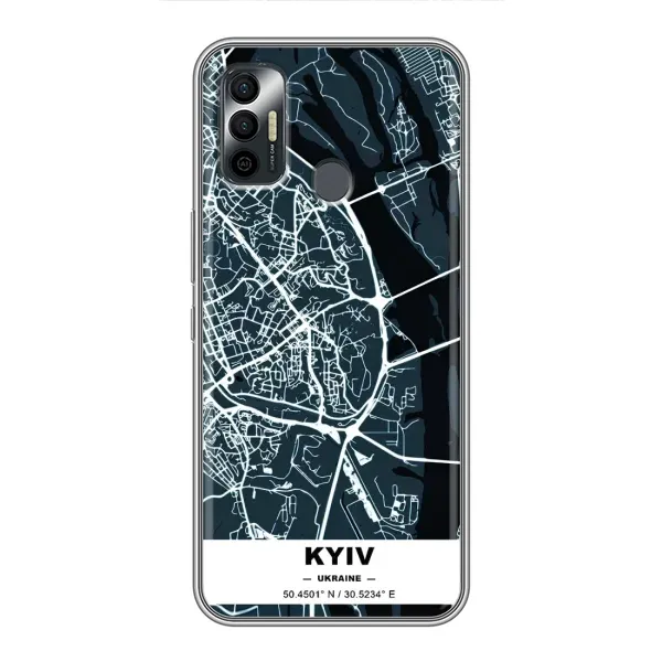 Чохол з принтом «Київ» для TECNO Spark 7 (KF6n)