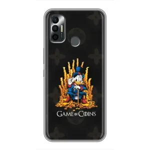 Чехлы для TECNO Spark 7 (KF6n) - Скрудж МакДак Louis Vuitton (PREMIUMPrint) (Король денег)