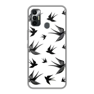 Чехол с птицами на TECNO Spark 7 (KF6n) (VPrint)