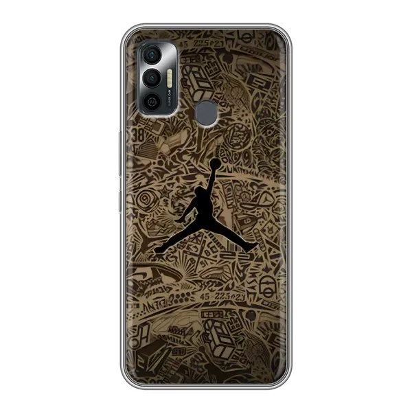 Чохол з принтом «Logo Jordan» для TECNO Spark 7 (KF6n)