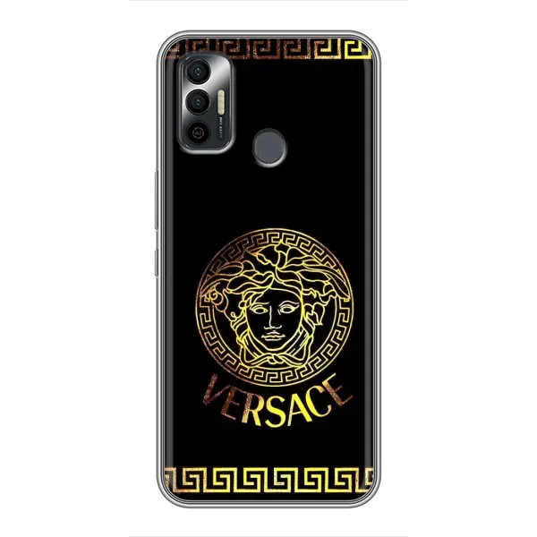 Чохол з принтом «Logo Versace» для TECNO Spark 7 (KF6n)