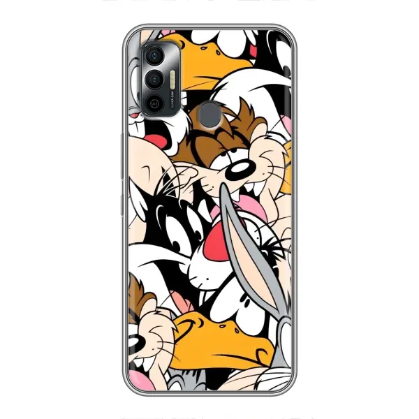Чохол з принтом «Looney Tunes» для TECNO Spark 7 (KF6n)