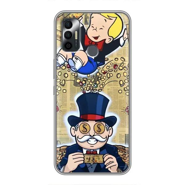 Чохол з принтом «Монополія Мен» для TECNO Spark 7 (KF6n)