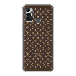 Чохли Луі Вітон для TECNO Spark 7 (KF6n) (AlphaPrint - LOUIS VUITTON) (шпалери LV)