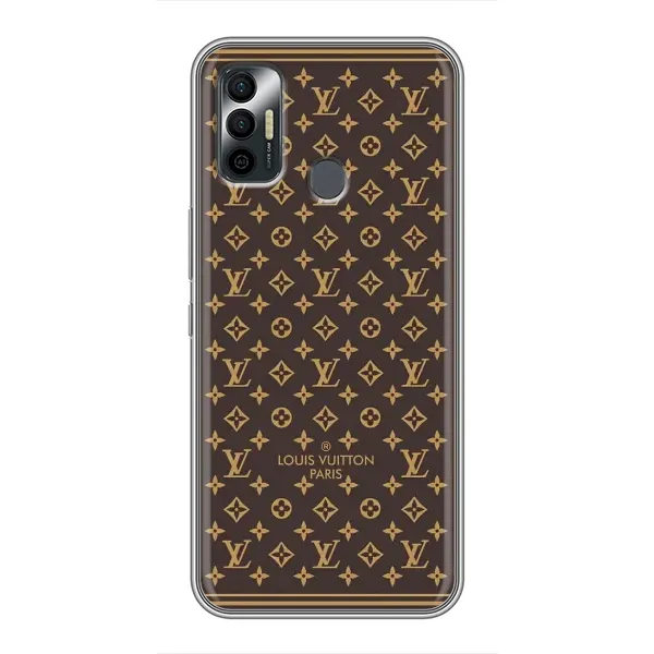 Чехол с принтом «обои LV» для TECNO Spark 7 (KF6n)