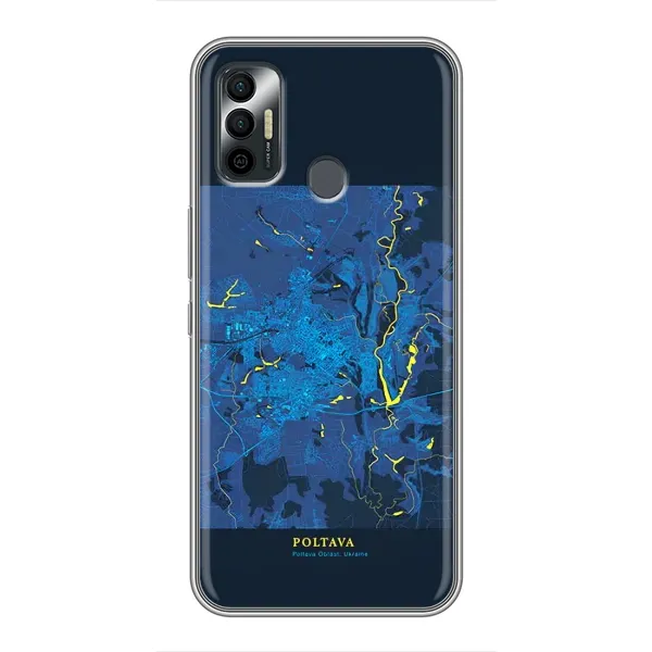 Чохол з принтом «Полтава» для TECNO Spark 7 (KF6n)