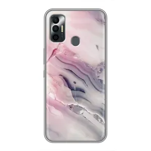 Мраморний чехол на TECNO Spark 7 (KF6n) (VPrint) (Пурпурний Мрамор)