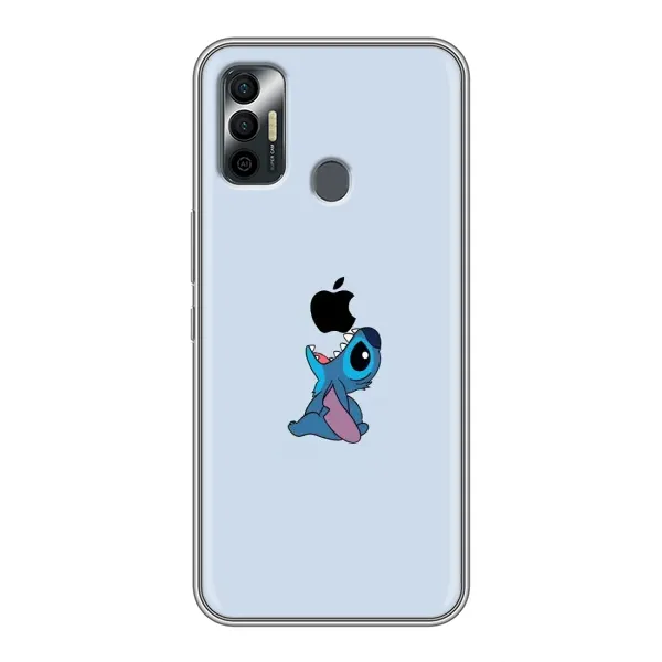 Чохол з принтом «Stitch apple» для TECNO Spark 7 (KF6n)