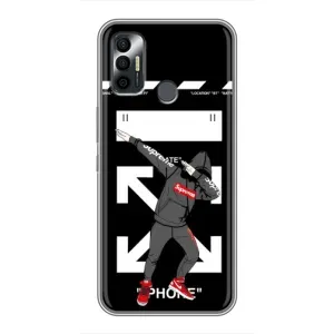 Чеохол для TECNO Spark 7 (KF6n) з картинкою Supreme (AlphaPrint) (Супрім)