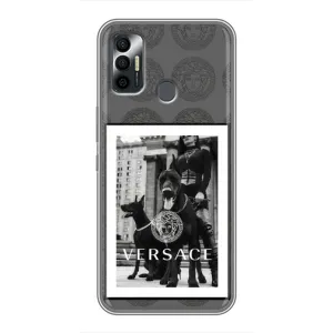 Чохли VERSACE для ТЕКНО СПАРК 7 (KF6n) (PREMIUMPrint)
