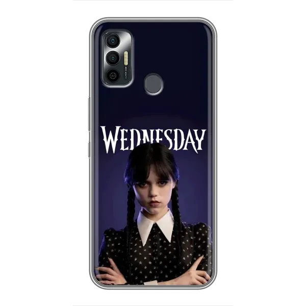 Чехол с принтом «Wednesday» для TECNO Spark 7 (KF6n)