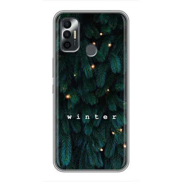 Чохол з принтом «Winter» для TECNO Spark 7 (KF6n)