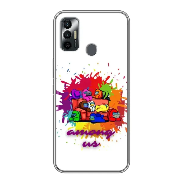 Чехол с принтом «Яркий АмонгАс» для TECNO Spark 7 (KF6n) Чехол с принтом «Яркий АмонгАс» для TECNO Spark 7 (KF6n)