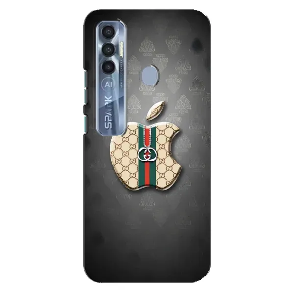 Чохол з принтом «Apple gucci» для TECNO Spark 7 Pro Чохол з принтом «Apple gucci» для TECNO Spark 7 Pro