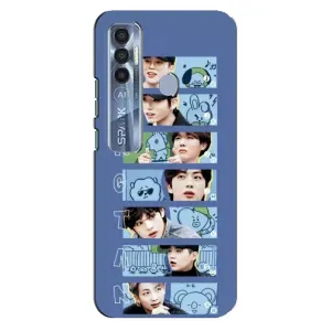 Чохли BTS для TECNO Spark 7 Pro (AlphaPrint) (Bangtan)