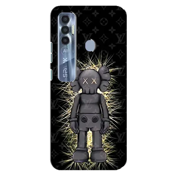 Чехол с принтом «Bearbrick LV» для TECNO Spark 7 Pro