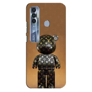 Чохли для TECNO Spark 7 Pro - Bearbrick Louis Vuitton (PREMIUMPrint) (Bearbrick)