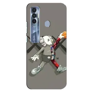 Чохли для TECNO Spark 7 Pro - Bearbrick Louis Vuitton (PREMIUMPrint) (Беарбрік Джордан)
