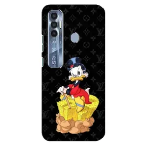 Чехли для TECNO Spark 7 Pro - Скрудж МакДак Louis Vuitton (PREMIUMPrint) (Богатство Макдака)