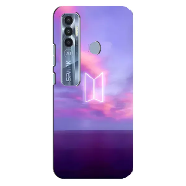 Чохол з принтом «BTS логотип» для TECNO Spark 7 Pro