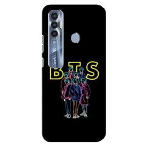 Чохли BTS для TECNO Spark 7 Pro (AlphaPrint) (BTS стайл)