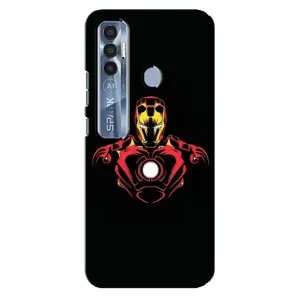 Чохли з героями Марвел TECNO Spark 7 Pro (VPrint) (Залізна людина)