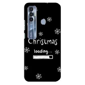 Різдвяні, Святкові Чохли для ТЕКНО  Спарк 7 Про (Christmas loading)