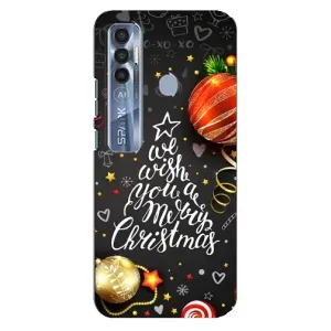 Різдвяні Чохли для TECNO Spark 7 Pro (VPrint) (Ялинка)