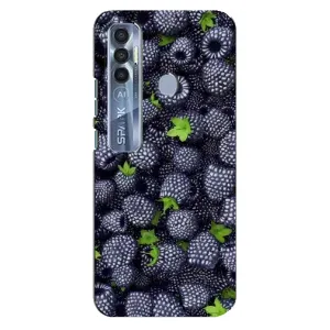 Чохли з фруктами для TECNO Spark 7 Pro (VPrint) (Ожина)