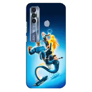 Чохол з принтом Фантастична четвірка для TECNO Spark 7 Pro (Герої Фантастична Четвірка)