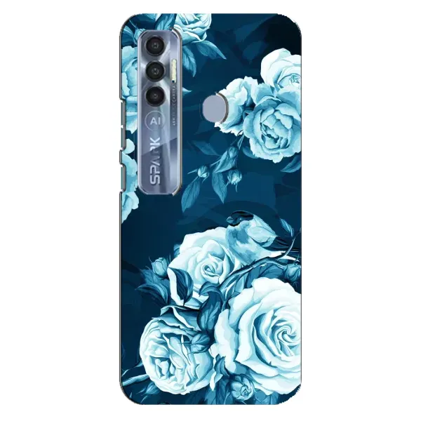 Чохол з принтом «Блактині бутони» для TECNO Spark 7 Pro Чохол з принтом «Блактині бутони» для TECNO Spark 7 Pro