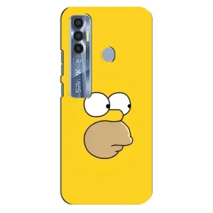 Чjхол з Сімпсонами для TECNO Spark 7 Pro (VPrint) (Гомер)