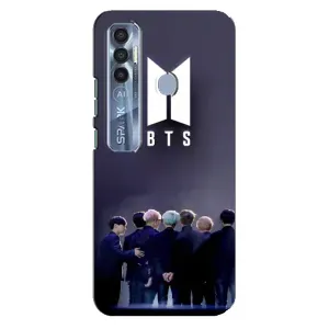 Чохли BTS для TECNO Spark 7 Pro (AlphaPrint) (Група BTS)