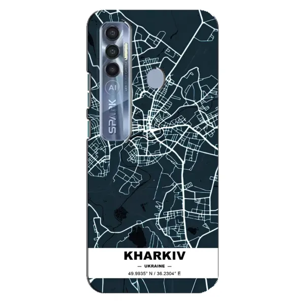 Чехол с принтом «Харьков» для TECNO Spark 7 Pro
