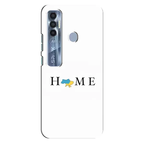 Чохол з принтом «Home» для TECNO Spark 7 Pro