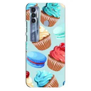 Чохли з фруктами для TECNO Spark 7 Pro (VPrint) (Кексики)