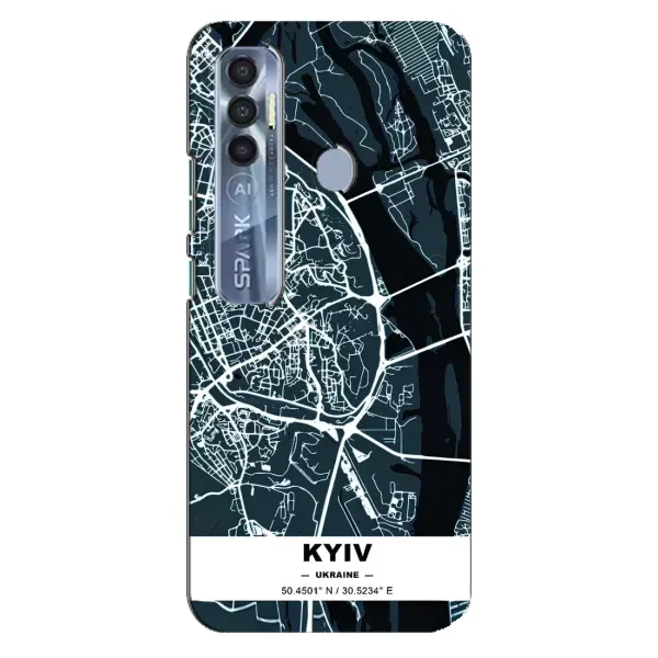 Чехол с принтом «Киев» для TECNO Spark 7 Pro