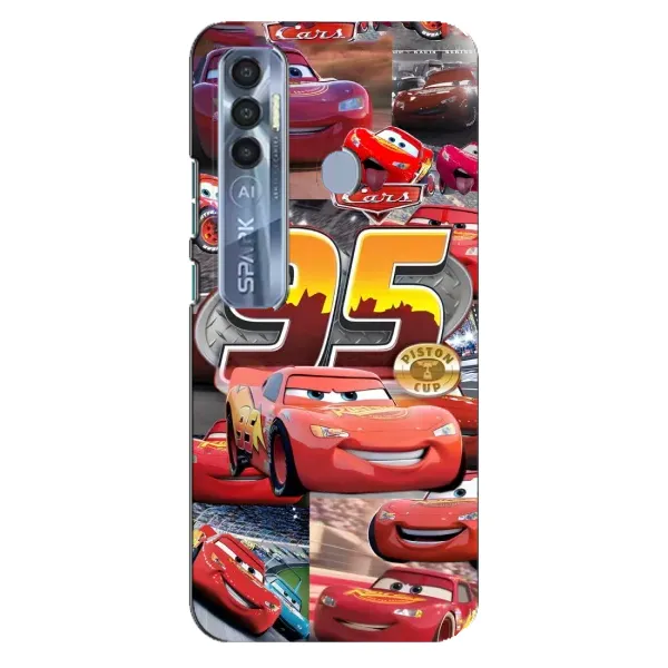 Чехол с принтом «Коллаж Молния Маквин» для TECNO Spark 7 Pro