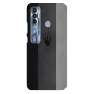 Чохол з Короною ТЕКНО  Спарк 7 Про - (AlphaPrint) (Коронка)