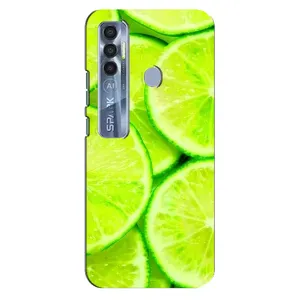 Чохли з фруктами для TECNO Spark 7 Pro (VPrint) (Лайм)