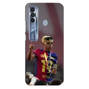 Чехол с футболистом Ламин Ямаль TECNO Spark 7 Pro (Lamine Yamal)