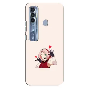 Чохли Персонажі Аніме Наруто для TECNO Spark 7 Pro (AlphaPrint) (Лайк Сакура)