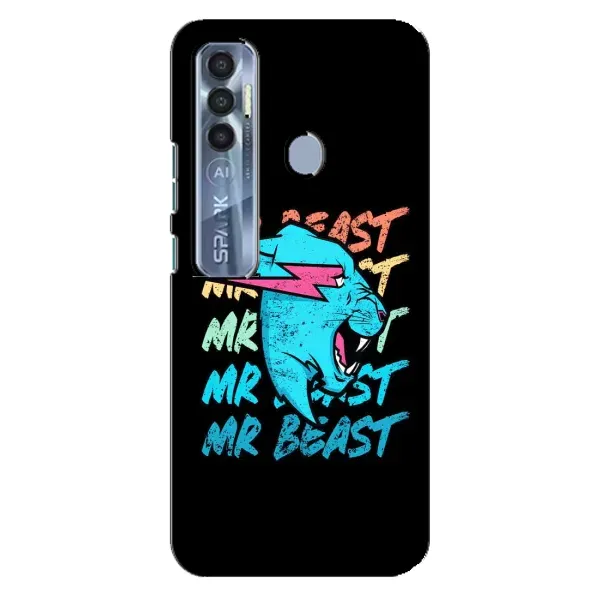 Чехол с принтом «logo Mr beast» для TECNO Spark 7 Pro