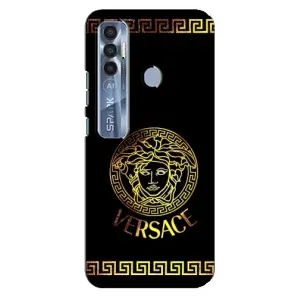 Чохли VERSACE для ТЕКНО  Спарк 7 Про (PREMIUMPrint) (Logo Versace)