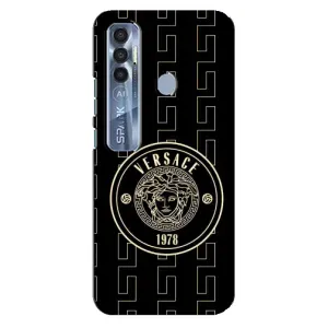 Чохли VERSACE для ТЕКНО  Спарк 7 Про (PREMIUMPrint) (Лого Версаче)