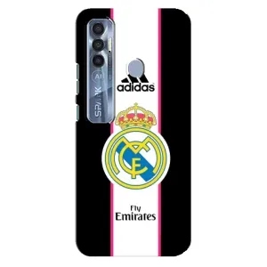 Чохол для TECNO Spark 7 Pro з принтом Реал Мадрид (Лого Real Madrid)