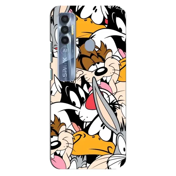 Чехол с принтом «Looney Tunes» для TECNO Spark 7 Pro