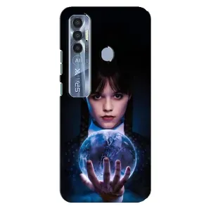 Чохол з дизайном Венздей 2 на TECNO Spark 7 Pro (Магічна сфера Венздей)