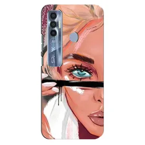 Чохол з друком для TECNO Spark 7 Pro - (Мода) (AlphaPrint) (Макіяж)